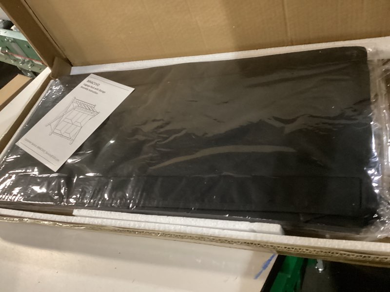 Condition photo showing Good Condition for Bamboo Luggage Rack with 4 Storage Compartments, Foldable Suitcase Stand for Guest Room, 150lbs Capacity, Sturdy, Space-Saving and Easy to Assemble Organizer Walnut 1 Pcs