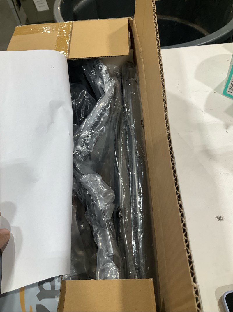 Condition photo showing Good Condition for shower pole caddy corner, 4-tier adjustable shower shelves with soap holder & hooks, standing shower caddy corner for renters/family, self-adhesive or drill mount 30-75 inch, black