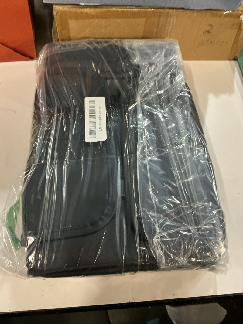 Condition photo showing Good Condition for Car Center Console Cover, Microfiber Leather Car Armrest Cover, Multifunctional Armrest Storage Box with 2 Storage Bags, Cup Holders, Tissue Box Slot, Universal for Most Cars (Black) 1 PC Black