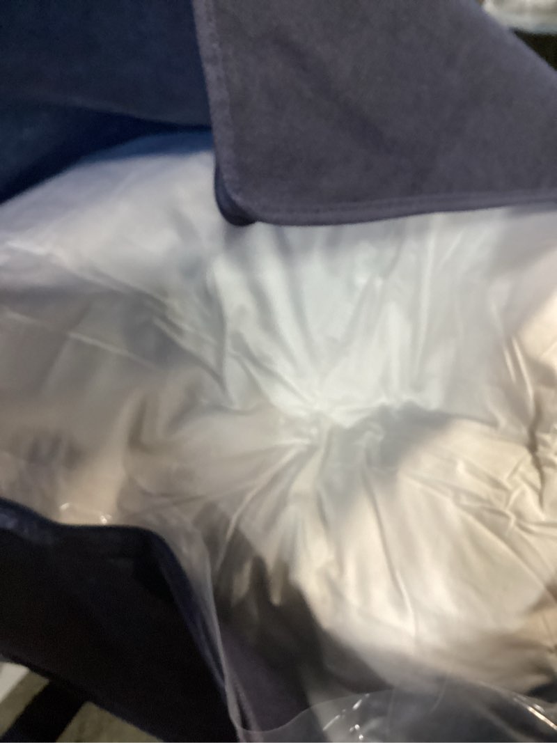 Condition photo showing New/Like New for Serta Goose Feather Down Fiber Cotton Comforter Twin Size - 100% Cotton Duvet Insert - Hotel Luxury Hypoallergenic Bedding Comforter All Season Medium Warmth 68 x 90 Inch White Twin All Season
