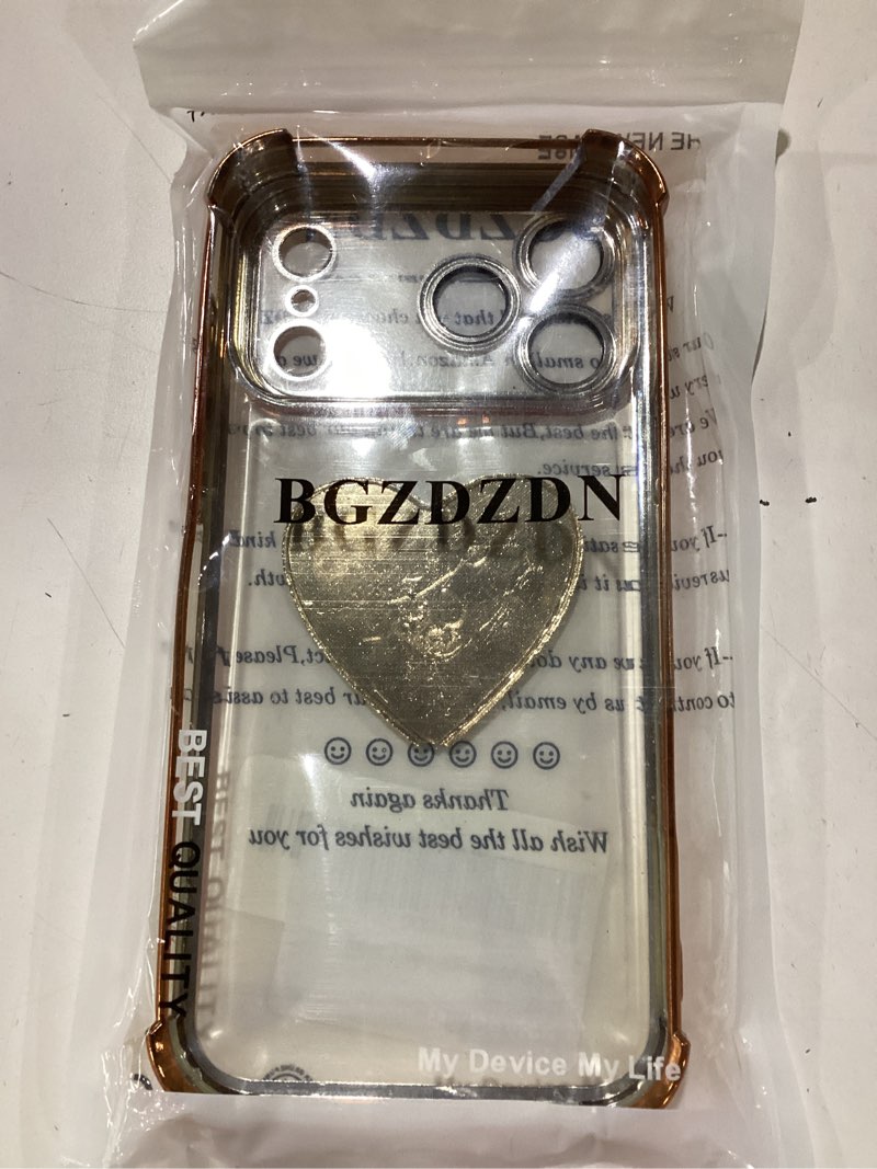 Condition photo showing New/Like New for roemary astronaut stand case for iphone 17 pro max,for iphone 17 pro max case with gold stand,astronaut folding bracket kickstand phone cover with camera protector iphone 17 pro max gold-gold astronaut