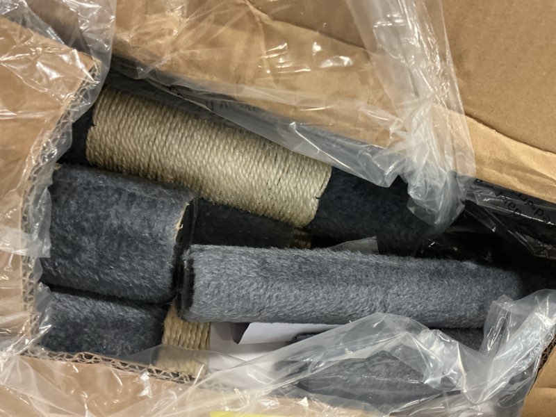 Condition photo showing Good Condition for Cat Tree, 68-Inch Cat Tower for Indoor Cats, Plush Multi-Level Cat Condo with 7 Scratching Posts, 2 Perches, 2 Caves, Hammock (Darkgray)