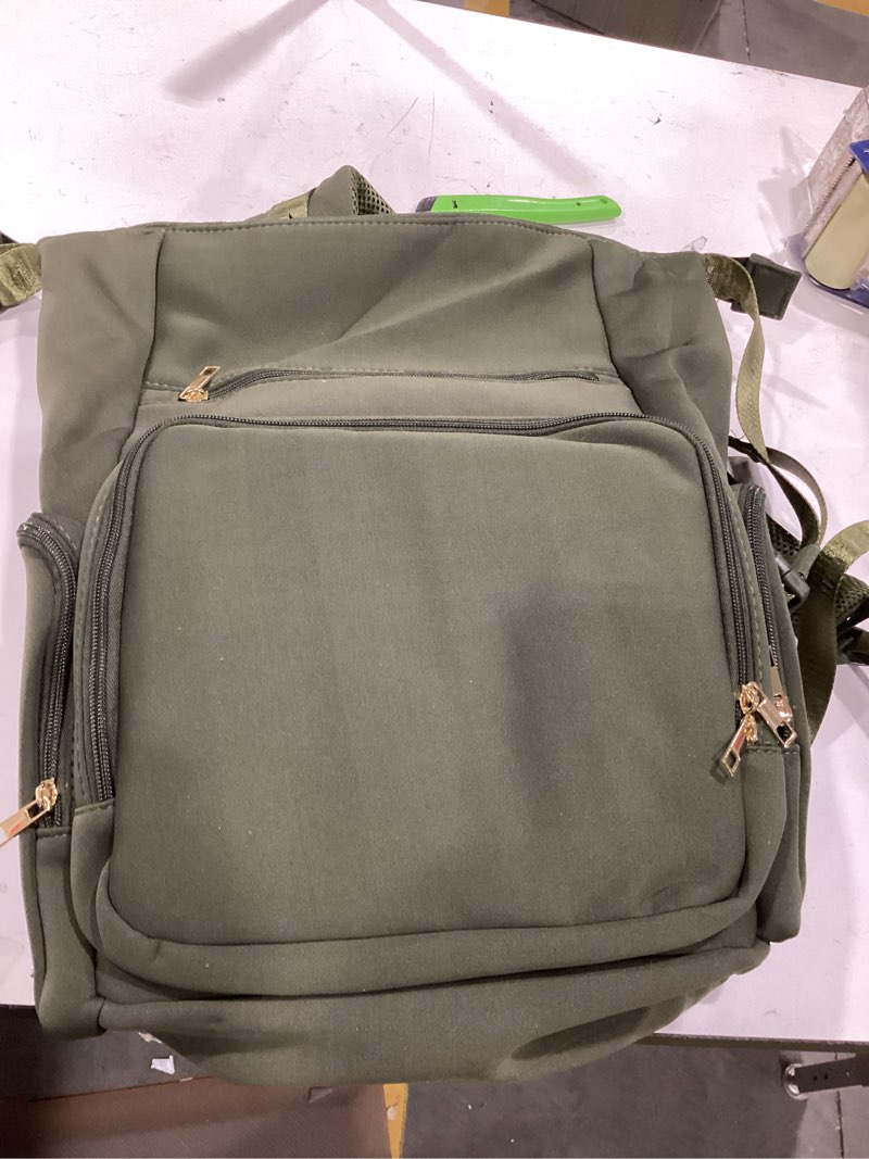 Condition photo showing As Is for diaper carring bag