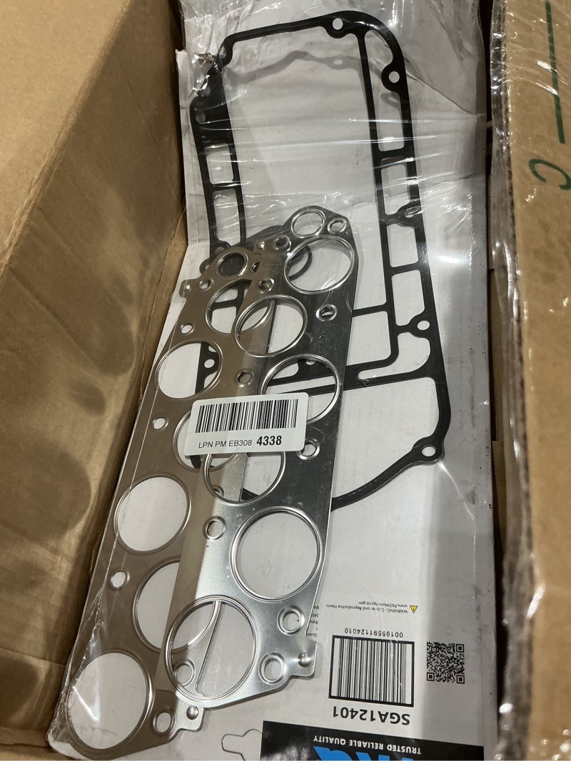 Condition photo showing As Is for trq upper intake manifold gasket set for 2003-2006 acura mdx 2005-2008 honda pilot
