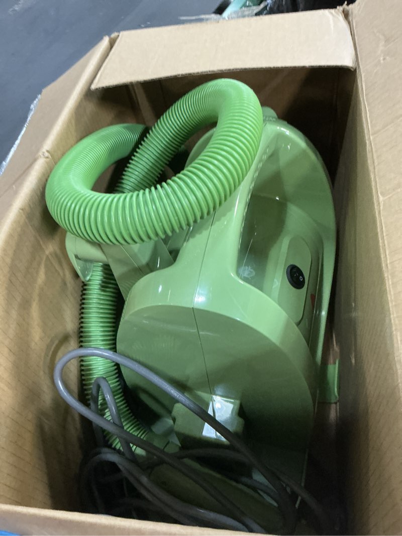 Condition photo showing As Is for BISSELL Little Green Multi-Purpose Portable Carpet and Upholstery Cleaner, Car and Auto Detailer, with Exclusive Specialty Tools, Green, 1400B