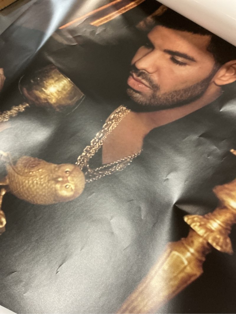 Condition photo showing Good Condition for official take care album poster