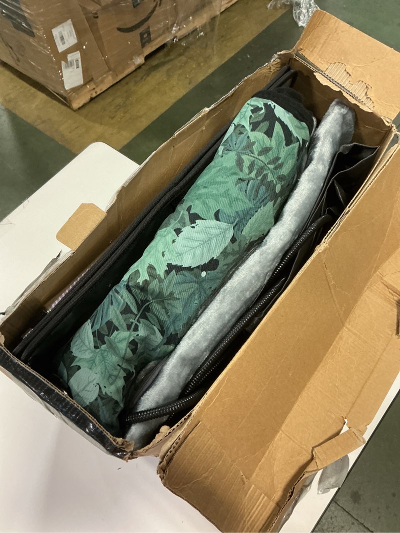 Condition photo showing As Is for Heated Cat House for Outside in Winter, Weatherproof & Insulated Large Cat Shelter with Heated Cat Bed and 2 Safe Escape Doors for Multiple Stray/Feral Cats(Wood-Grain, 27.6"x19.3"x21.3")