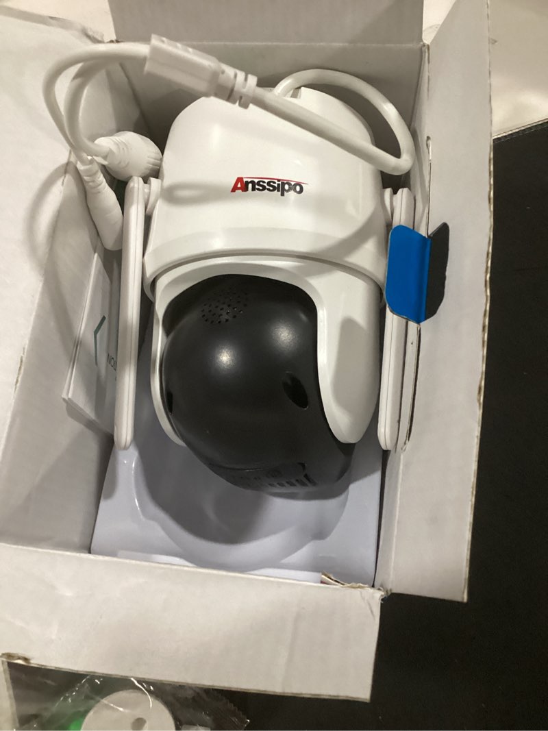 Condition photo showing Good Condition for (similar) 3 in 1 outdoor indoor camera, 3mp wired pan/tilt security wi-fi camera, free ai detection, motion tracking, 360° view, color night vision, 2 way audio, 32gb local storage, no subscription