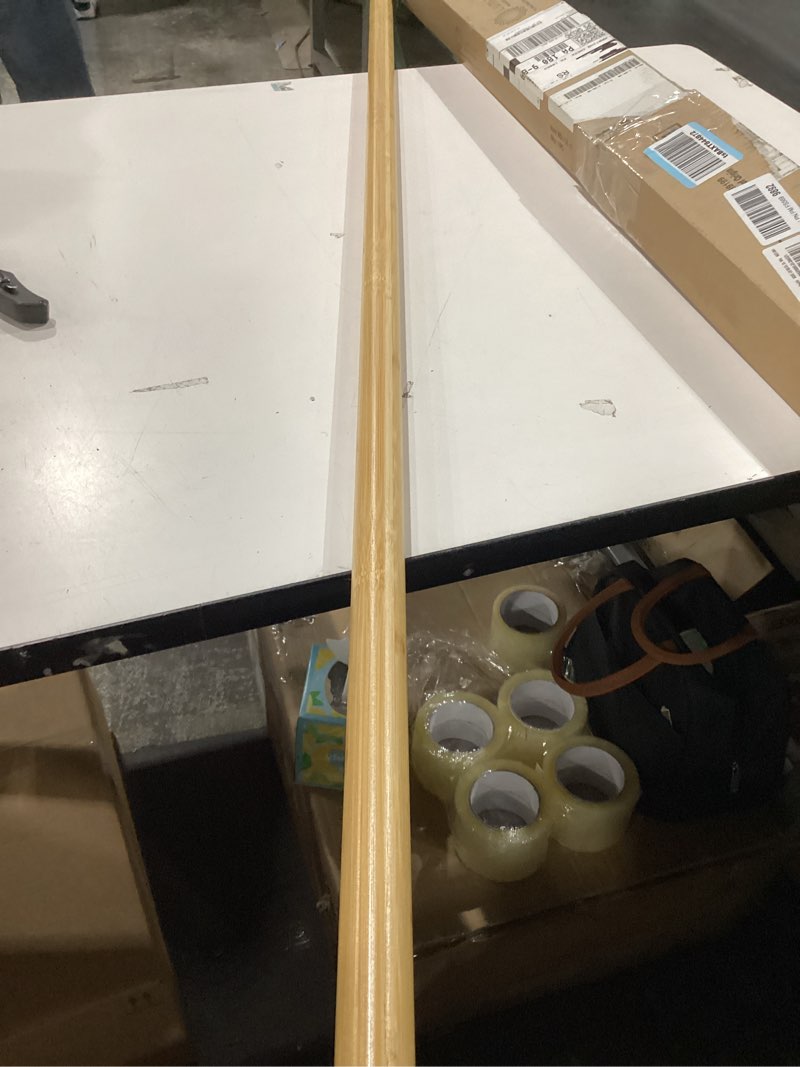 Condition photo showing Good Condition for Yoga Stick, 5ft Exercise Stick for Mobility, Stretching Stick with Non-Slip Ends, Exercise Dowel for Pilates, Balance Pole and Stretch Bar for Stretching Equipment 1 PCS 58 inches Natural Bamboo