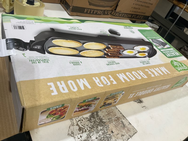 Condition photo showing As Is for healthy griddle xl