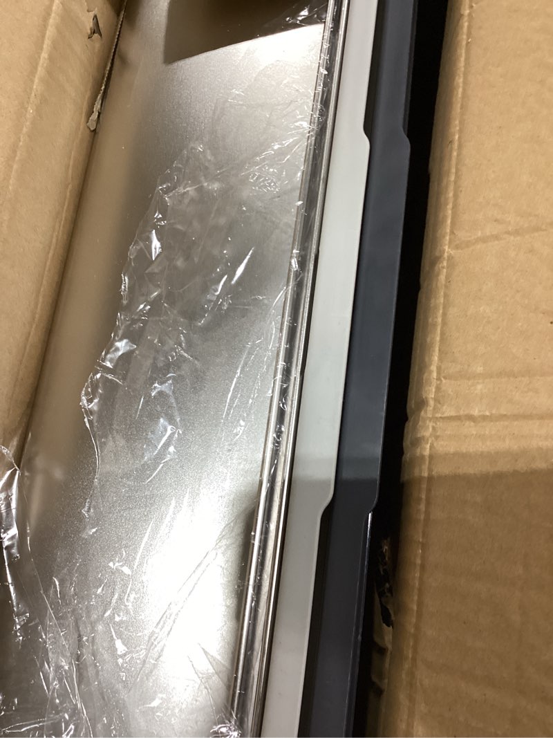 Condition photo showing New/Like New for 2 Pack Stainless Steel Litter Box | XL Enclosed Cat Litter Boxes with Lid for Big Cats and Multi-Cats | High Sided, Anti-Urine Leakage | Non-Stick Bottom?Multi-Colored? X-Large Multi-colored 2 Pack