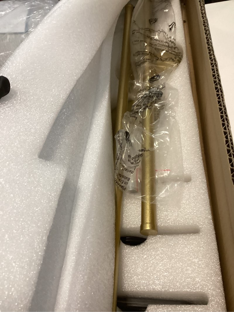 Condition photo showing Good Condition for Battery Operated Wall Sconces, Dimmable Wall Sconces Set of Two, 350°Rotate, 3000K LED Gold Wireless Wall Light for Living Room, Bedroom, Hallway, 24.4 Inch (2 Pack) Gold 24.4 Inches