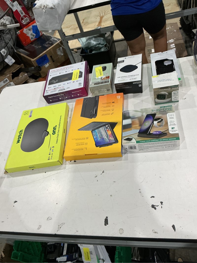 Condition photo showing As Is for assorted cellphone/tablet/laptop case covers & accessories