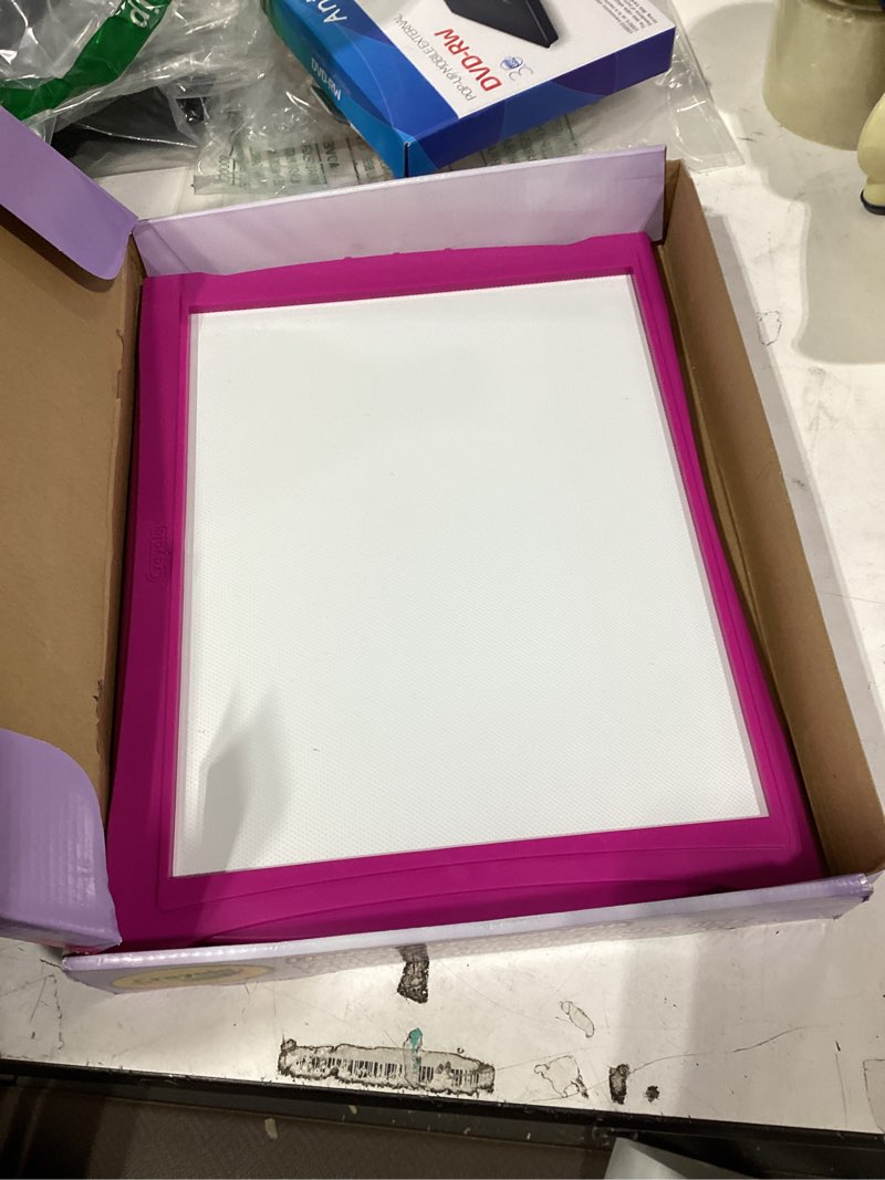 Condition photo showing As Is for crayola light up tracing pad pink, essential easter basket stuffers, best birthday gifts for girls & boys, 6, 7, 8 year olds, kids toys, light box art kit for kids [amazon exclusive]