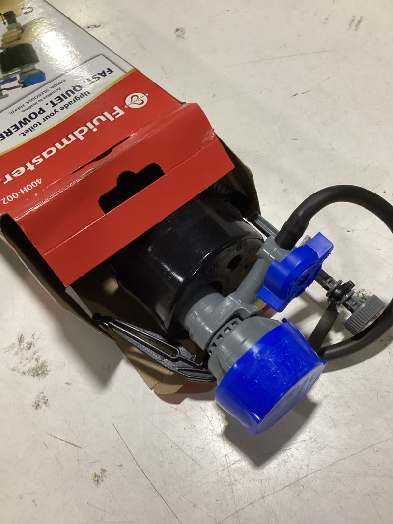 Condition photo showing As Is for fluidmaster performax 3-in universal adjustable toilet fill valve