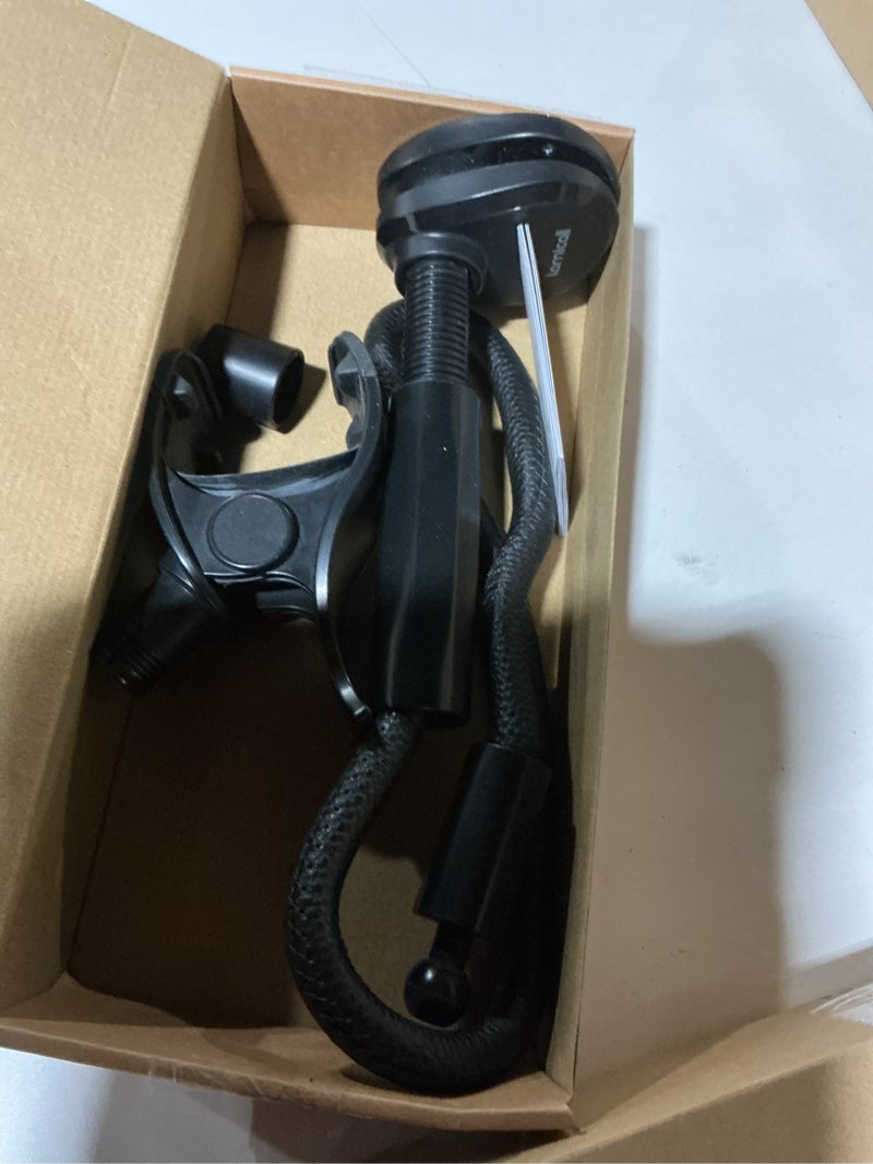 Condition photo showing Good Condition for Lamicall Gooseneck Phone Holder Bed - [Nylon Braided] Flexible Arm, 38inch Overall Length, 360 Adjustable Clamp Clip, Overhead Cell Phone Mount Stand for Bed, Desk, 4-7” Cellphone, Gifts Black