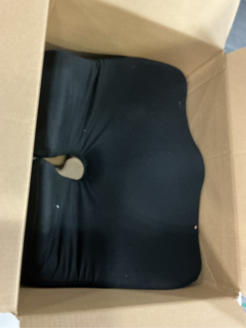 Condition photo showing Good Condition for Cushion Lab Patented Pressure Relief Seat Cushion for Long Sitting Hours on Office & Home Chair - Extra-Dense Memory Foam for Soft Support. Car Pad for Hip, Tailbone, Coccyx, Sciatica - Black