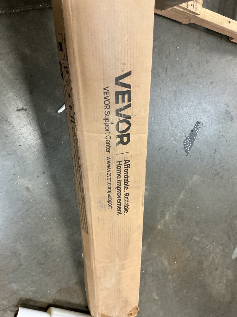 Condition photo showing New/Like New for vevor e-track tie-down rail kit, 6 pack 5 ft e track rails, 26 pcs includes 2 ratchet straps & 6 o-rings & 6 tie-offs with d-ring & 12 end caps, fit for garages vans trailers motorcycles 5 ft- 26pcs