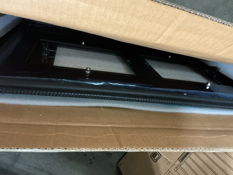 Condition photo showing As Is for kemimoto vented rear windshield compatible with cfmoto uforce 1000 2019-2025/uforce 1000 xl 2022-2025 utv tinted back window accessories parts