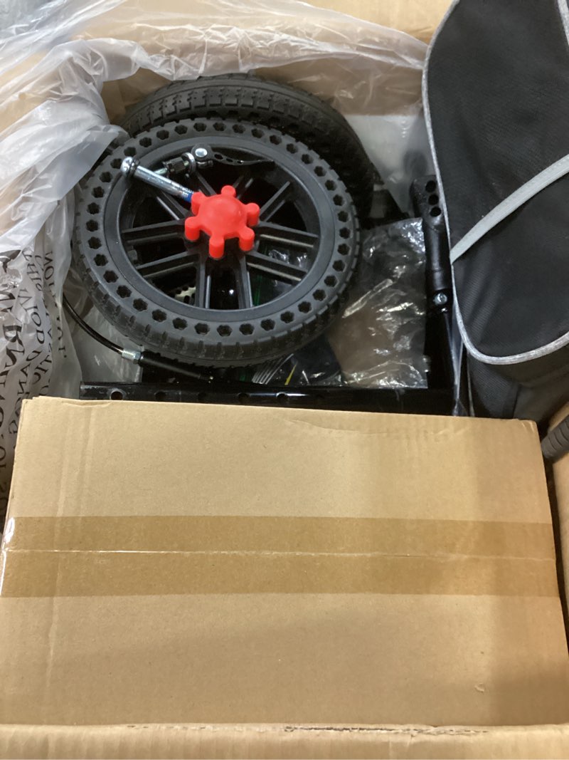 Condition photo showing Good Condition for All Terrain Foldable Knee Scooter Walker - Economical Knee Walker for Foot Injuries, Compact Crutches Alternative - Black