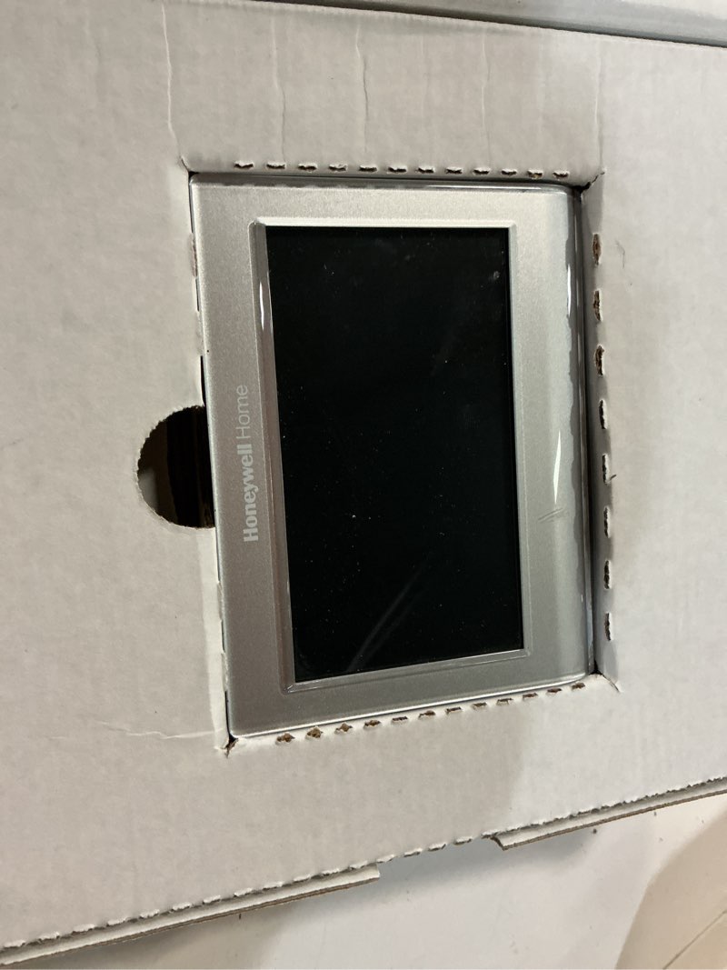 honeywell home silver smart compatible thermostat with wi-fi compatibility