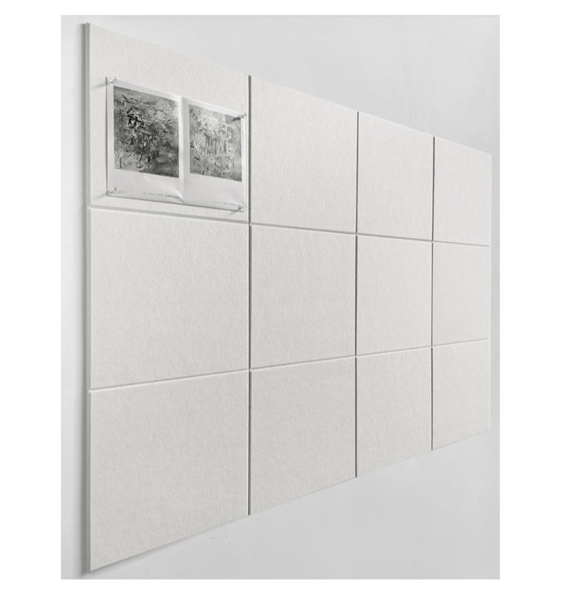 Large cork board tiles