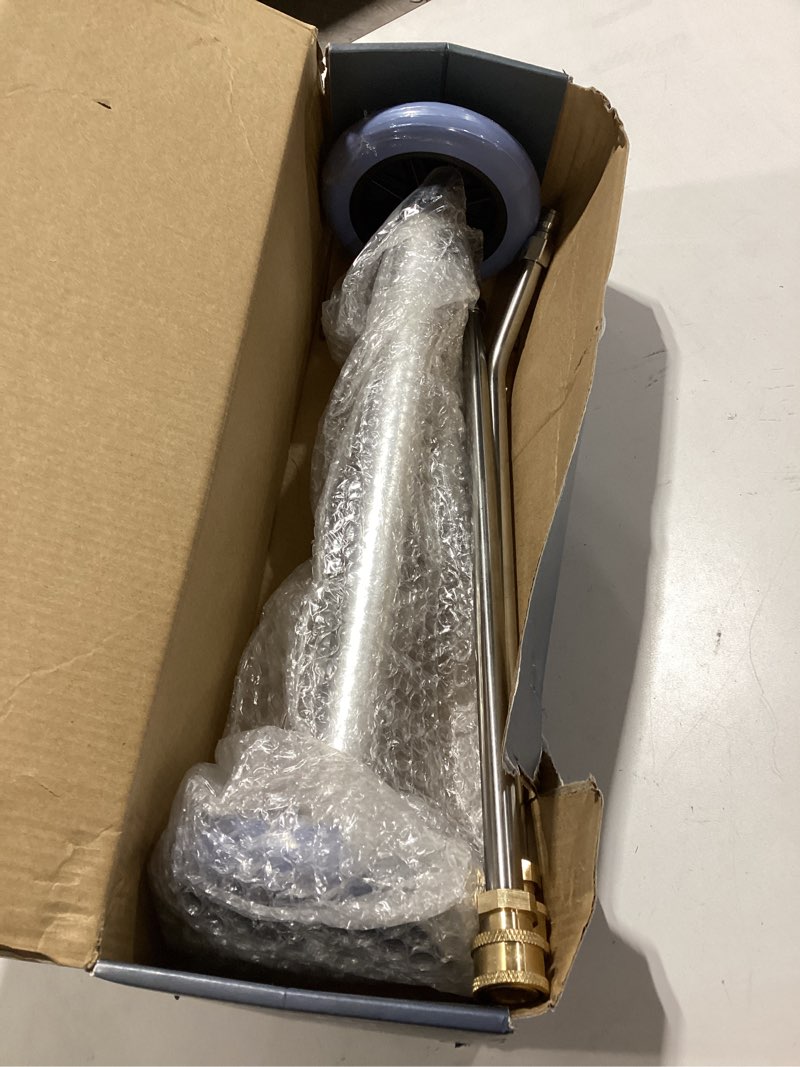 Condition photo showing As Is for RIDGE WASHER Pressure Washer Undercarriage Cleaner, 16 Inch Undercarriage Washer, Pressure Washer Under Car Cleaner with Straight Extension Wand, 4000 PSI