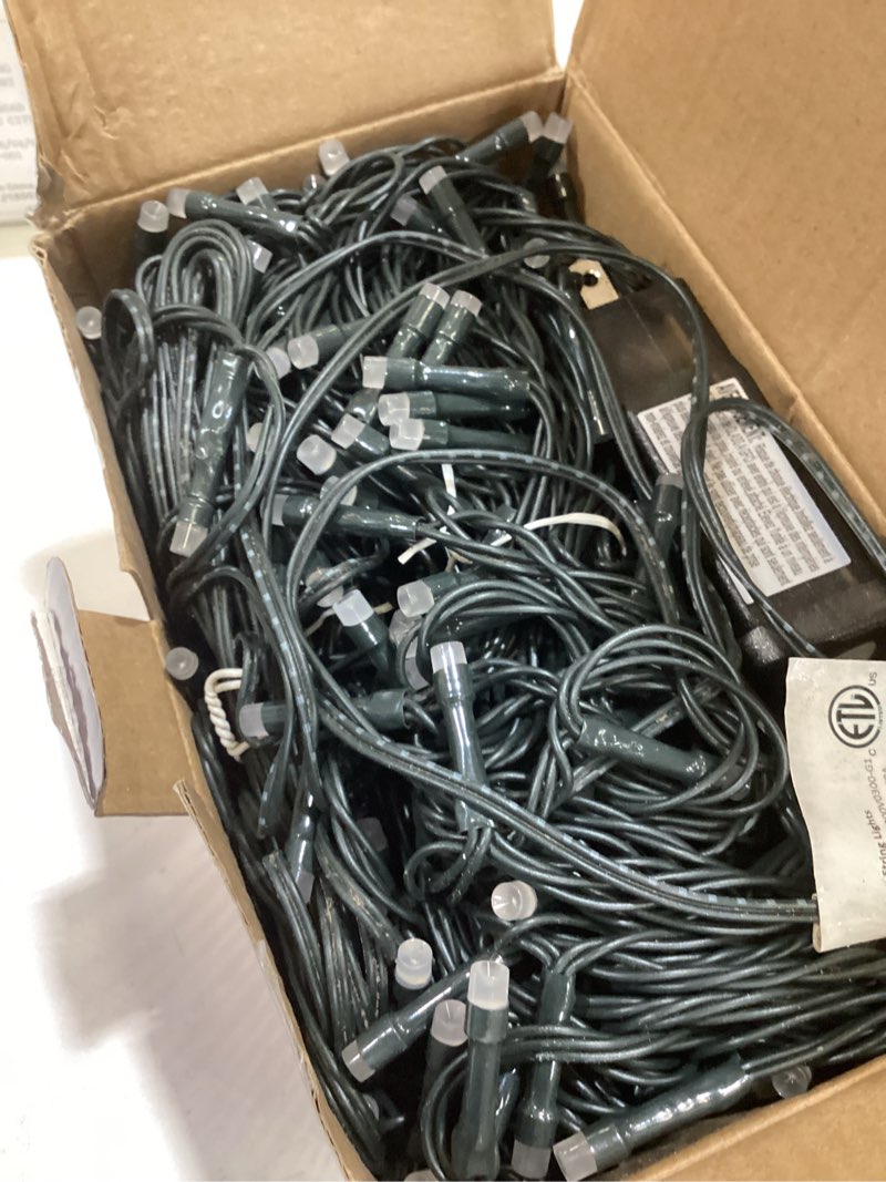Condition photo showing Good Condition for 164ft christmas lights outdoor, 35 colors changing 500 led halloween string lights green wire remote timer, waterproof twinkle light for indoor outdoor holiday party xmas tree wedding decor green wire 300 led (98ft)
