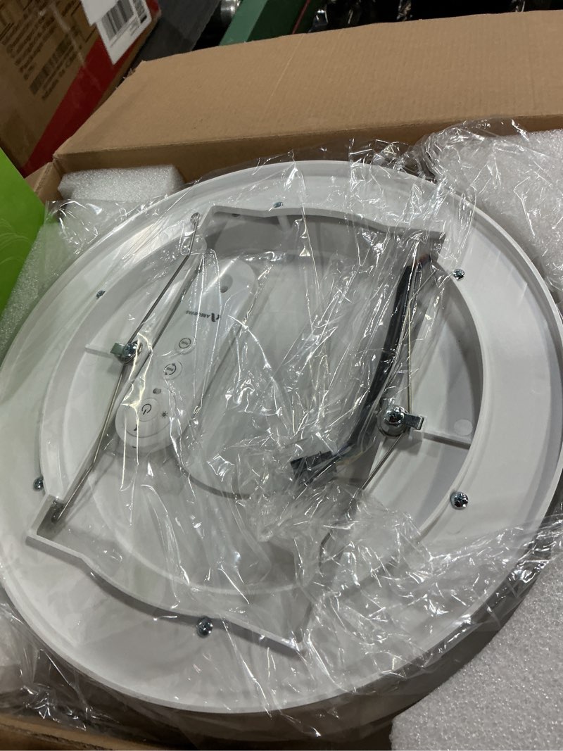 Condition photo showing Good Condition for bathroom exhaust fan with rgb lights, 110cfm/1.0 sones vent fan with 3 color temperatures, 5 adjustable brightness, easy to install, remote control, quiet ventilation fan for bath, shower, attic