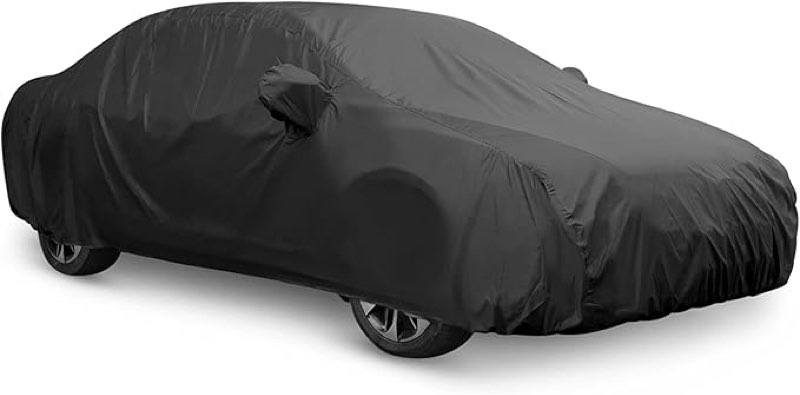uxcell 3xl breathable waterproof car cover with mirror pockets - all-season protection for suv, pickup trucks, large vehicles(similar no same)