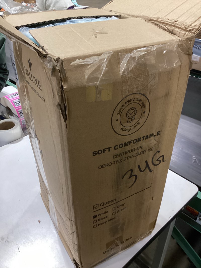 Condition photo showing New/Like New for Dual Layer 3 Inch Memory Foam Mattress Topper Queen Size, 2 Inch Cooling Gel Memory Foam Plus 1 Inch Pillow Top Mattress Pad Cover, with 8-21 Inch Deep Pocket Queen Dual Layer White