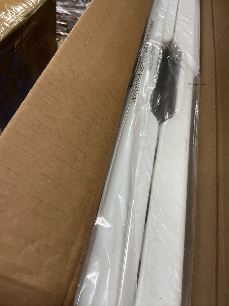 Condition photo showing Good Condition for Folding Table 4 Foot Portable Heavy Duty Plastic Fold-in-Half Utility Table Small Indoor Outdoor Adjustable Height Folding with Carrying Handle, Camping and Party,White White 4FT