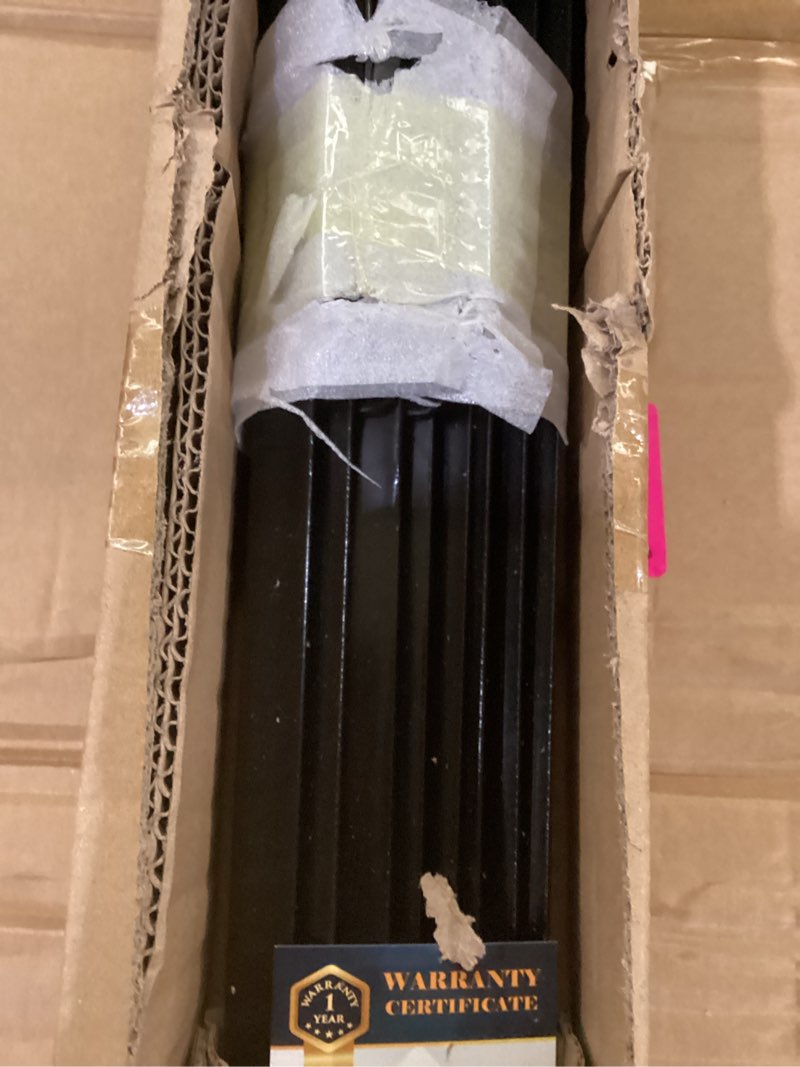 Condition photo showing Good Condition for metal fence post 6feet, heavy duty garden fence post for holding wire fence, sign u post pack of 8 sturdy outdoor no dig fence post for garden yard – black black 6ft-8pack