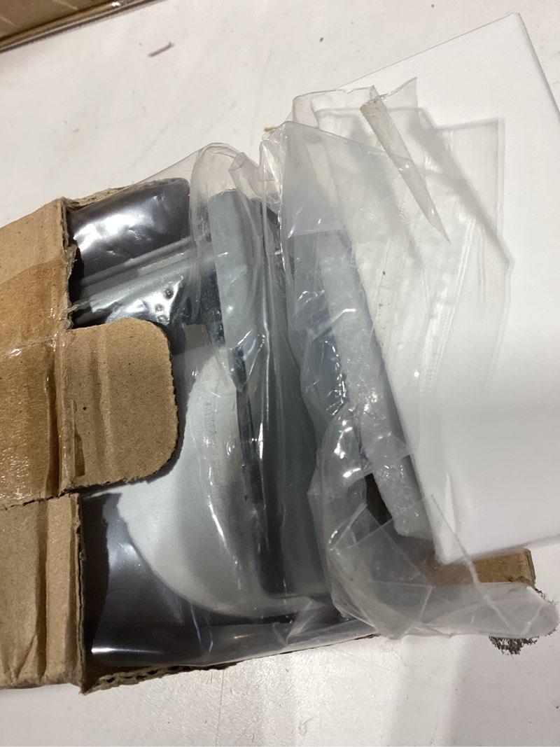 Condition photo showing New/Like New for joydeco 100% blackout roller shades cordless blinds for windows, free-stop shades, uv protection, natural woven blinds for home and office, light-proof aluminum cover (gray, 20" w x 48" h) light grey (aluminum cover) 20"w x 48"h