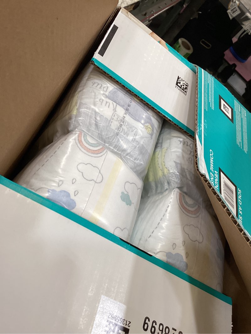 Condition photo showing Good Condition for pampers swaddlers diapers, size 2 (10-22 lbs), 84 count, absorbent, keeps baby dry and comfortable, skin safe disposable baby diaper (packaging may vary) size 2 84