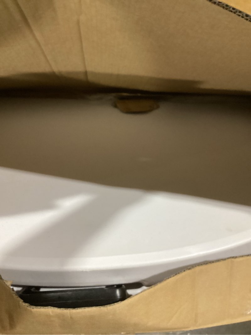 Condition photo showing Good Condition for (similar to )flash furniture elon 6' round all-occasion plastic folding event table, foldable portable banquet table for indoor/outdoor events, white 6 foot