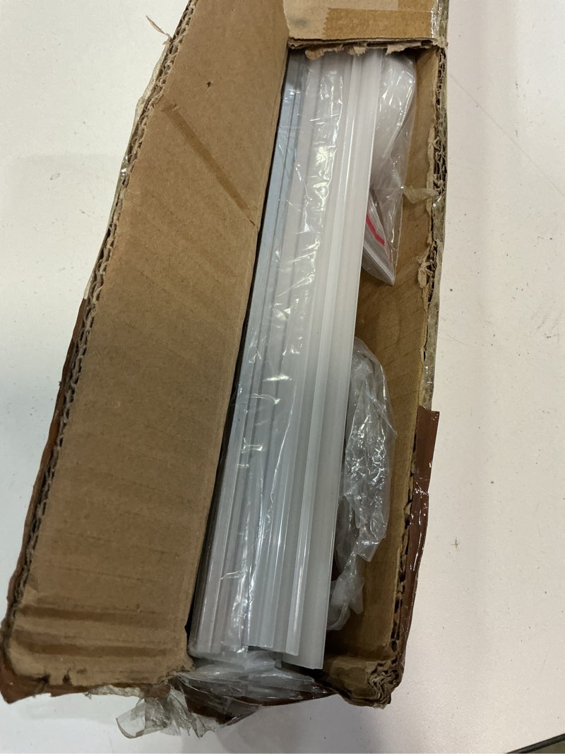 Condition photo showing Good Condition for hunhun 10-Pack 3.3ft/1Meter U Shape LED Aluminum Channel System with Milky Cover, End Caps and Mounting Clips, Aluminum Profile for LED Strip Light Installations, Very Easy Installation