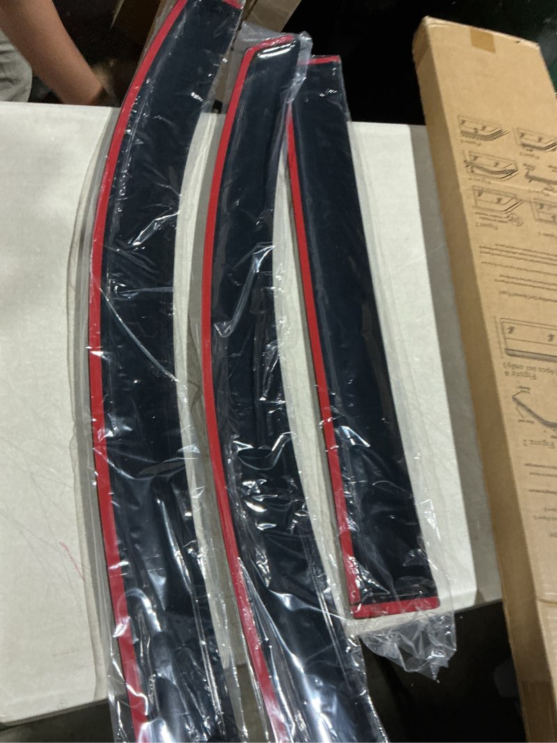 Condition photo showing As Is for corsair 2020-2026 side window deflectors - low profile, smoke by husky liners