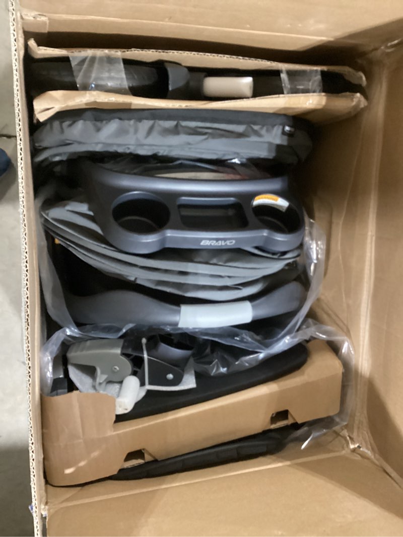 Condition photo showing Good Condition for Chicco Bravo 3-in-1 Trio Travel System, Bravo Quick-Fold Stroller with KeyFit 30 Infant Car Seat and Base, Car Seat and Stroller Combo | Camden/Black Bravo® Camden