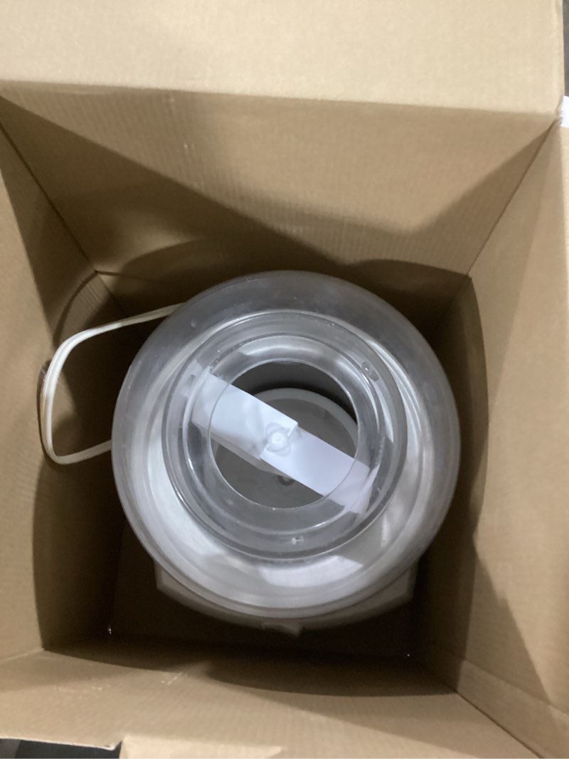 Condition photo showing As Is for Cuisinart Ice Cream Maker Machine, 1.5 Quart Double Insulated Machine, Sorbet and Frozen Yogurt Maker, Ready in 20 Minutes, ICE-21P1, White White 1.5 Quart
