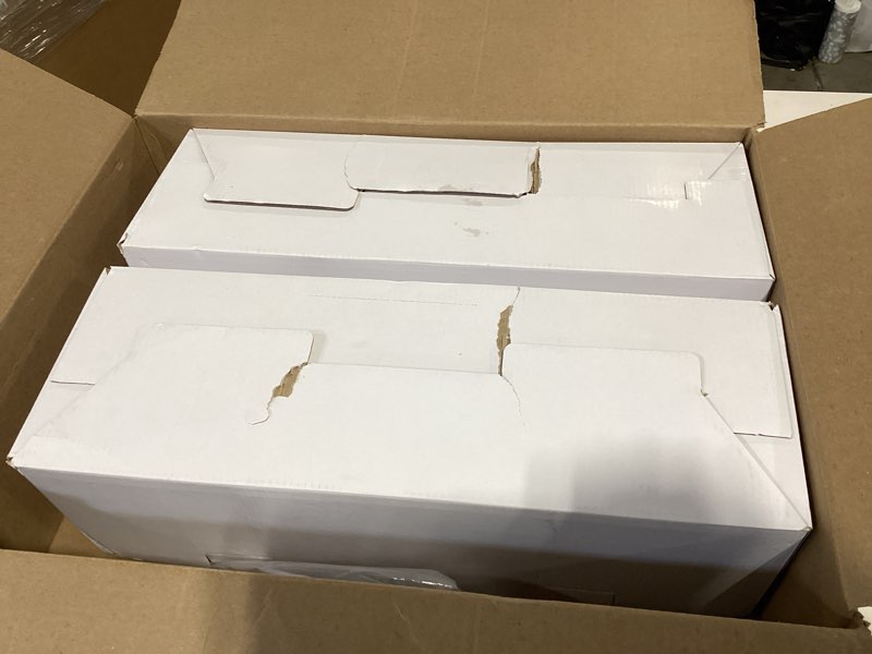 Condition photo showing As Is for mifoci 2 pack stainless steel chilled condiment server 6 removable slot toppings containers with lid and bottom ice bar garnish tray with 9 silverwares 8 ice boxes for christmas party, events and bar 2 6 slot