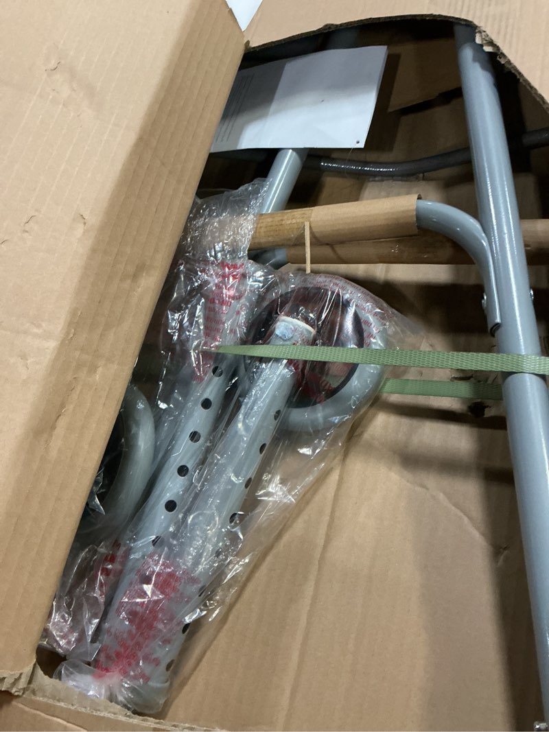 Condition photo showing Good Condition for Medline Lightweight Folding Walkers for Seniors, Adults with 5” Wheels, Steel Frame Supports up to 400 lbs.