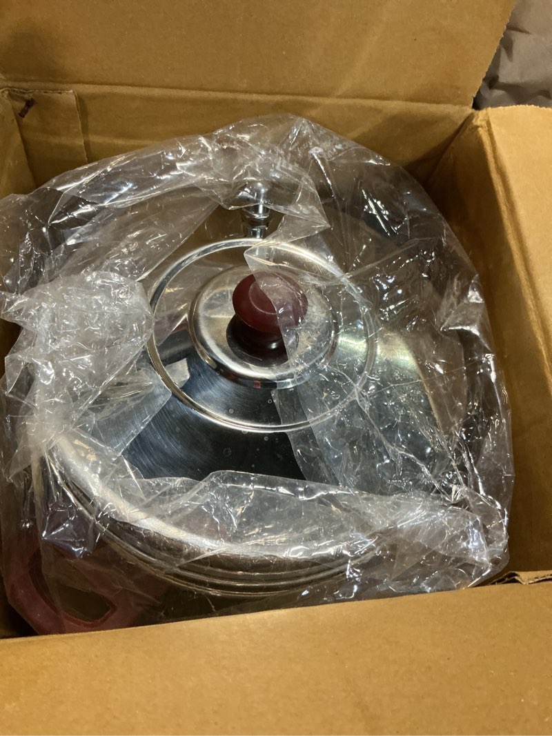 Condition photo showing As Is for ksjone stainless steel idli cooker with whistle indicator, induction and gas stove compatible idli maker, food grade 6 idli plates for cooker, electric pot, insta pot - makes up to 24 idlis