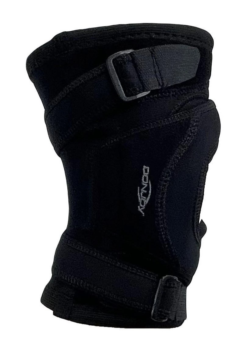 donjoy with drytex knee brace black small no hinge wraparound