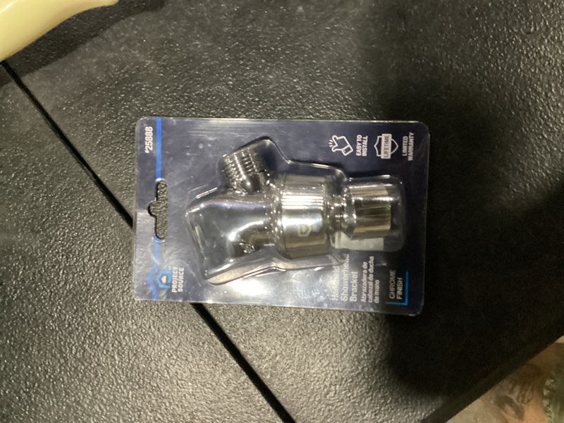 Condition photo showing New/Like New for project source chrome 3.5-in shower hand shower holder (0.5-in-id)