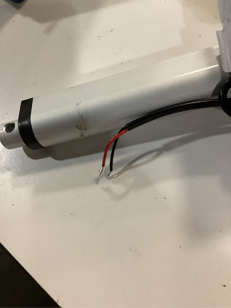 Condition photo showing As Is for eco-worthy linear actuator heavy duty 3000n/660lbs with mounting brackets multi-function (12v, 18") 18 inch silver