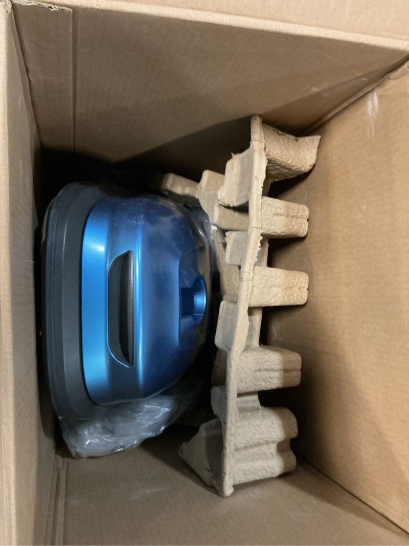 Condition photo showing As Is for kenmore bc3005 pet friendly lightweight bagged canister vacuum cleaner with extended telescoping wand, hepa, 2 motors, retractable cord, and 4 cleaning tools, blue