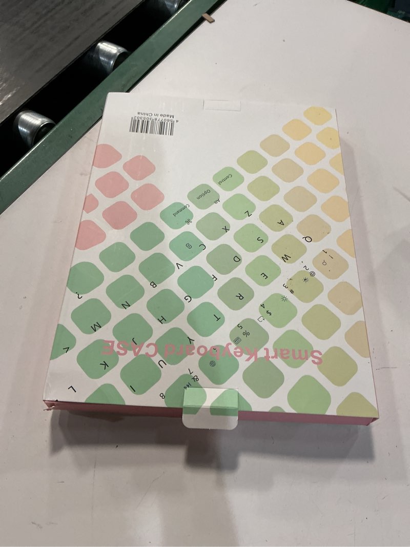 Condition photo showing New/Like New for Keyboard Case for iPad Air 13 Inch Case (M3 2025/M2 2024)/iPad Pro 12.9 (6th, 5th, 4th, 3rd Gen) with Pencil Holder, Cute Round Key Detachable Keyboard Mouse Combo, Sky Blue iPad Air/Pro (M3/M2/6th/5th/4th Gen) 13/12.9 inch Sky Blue