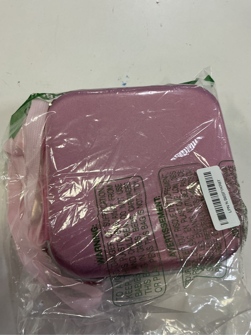 Condition photo showing Good Condition for Storage Case Compatible with Yoto Mini Kids Audio Music Player & Yoto Headphones Children Speaker Plays Audiobook Cards Radio (Pink + Off White Case) Pink + Off White Case for YOTO Mini & Headphones