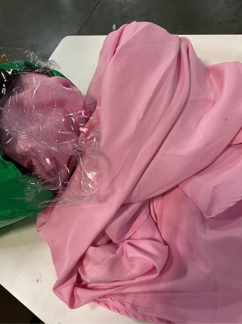 Condition photo showing As Is for brillmax 6 pack pink round tablecloths 70 inch for 30“-48” tables - 150 gsm polyester fabric, standard drop, water, stain & wrinkle resistant cloth cover for wedding reception banquet dining party pink 70 in, 6 pack